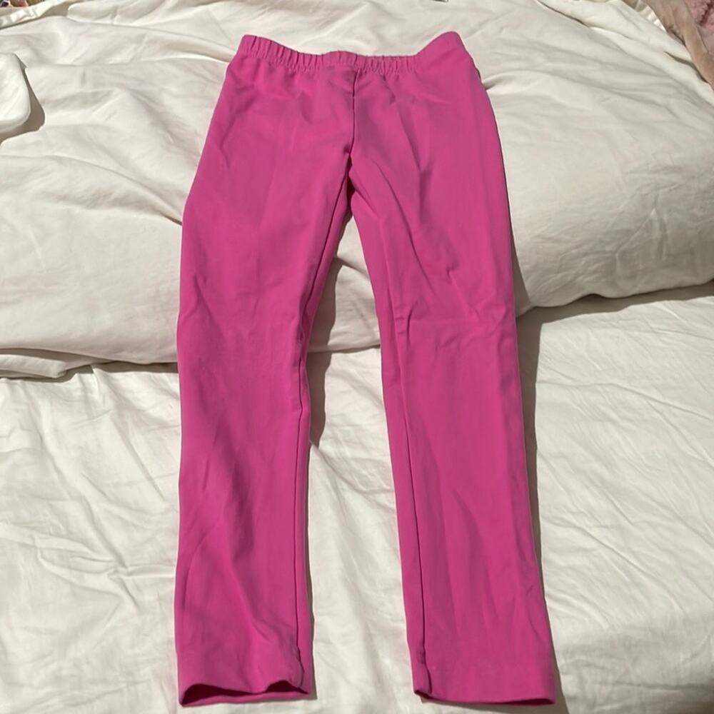 Hanna Andersson 110 or 5 pepto pink legging euc worn once